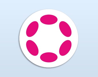 Polkadot Sticker | Crypto HODLer Trader Gift | Polkadot Cryptocurrency DOT Merch