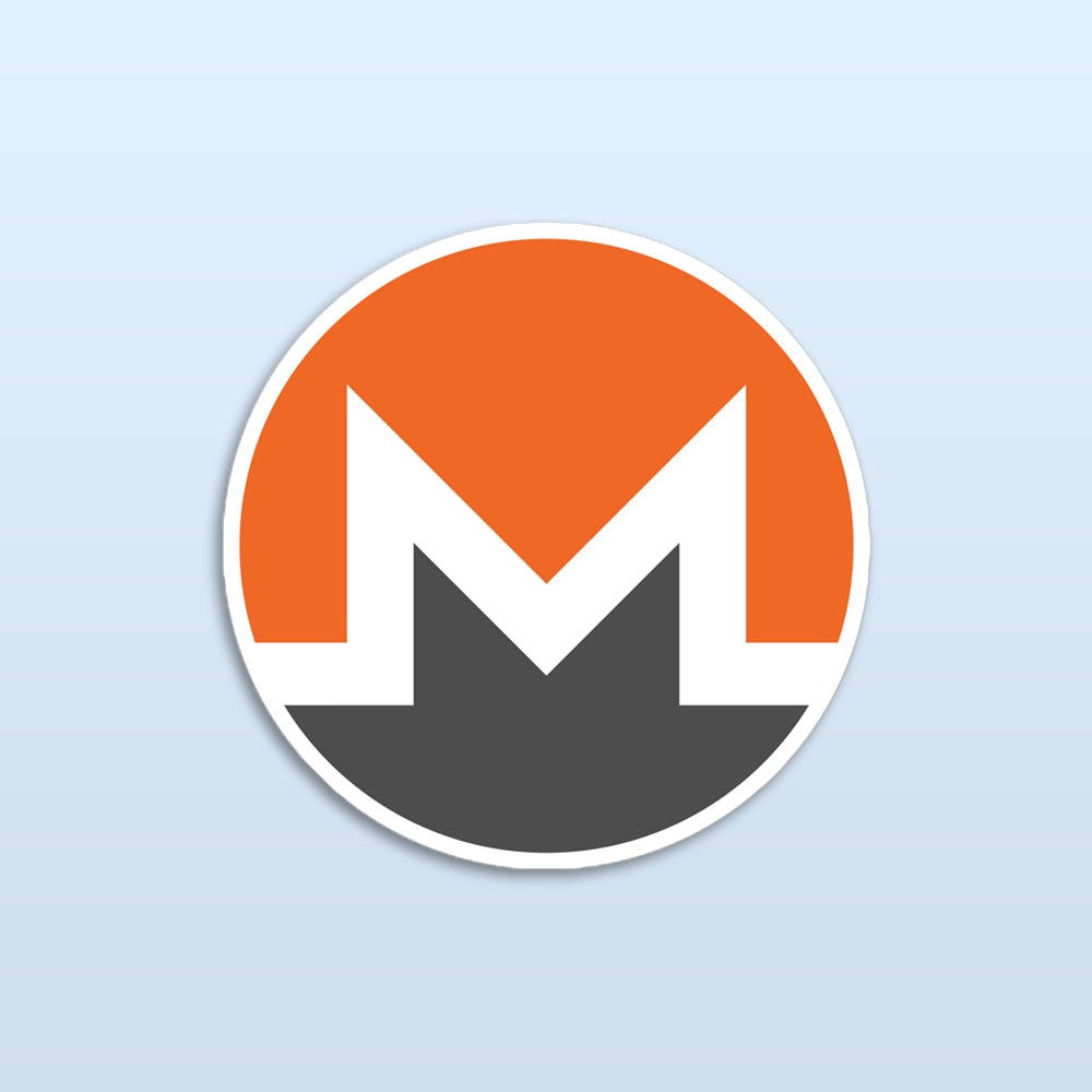 Monero XMR Vinyl Sticker: Crypto Hodler Gift - Etsy