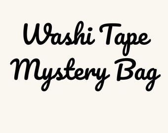 Surprise Washi Bundle | 18Unique Designs | Bullet Journal Decor