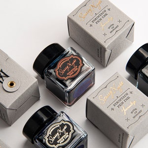 Journalize Starry Night Fountain Pen Shimmering Ink 30ml