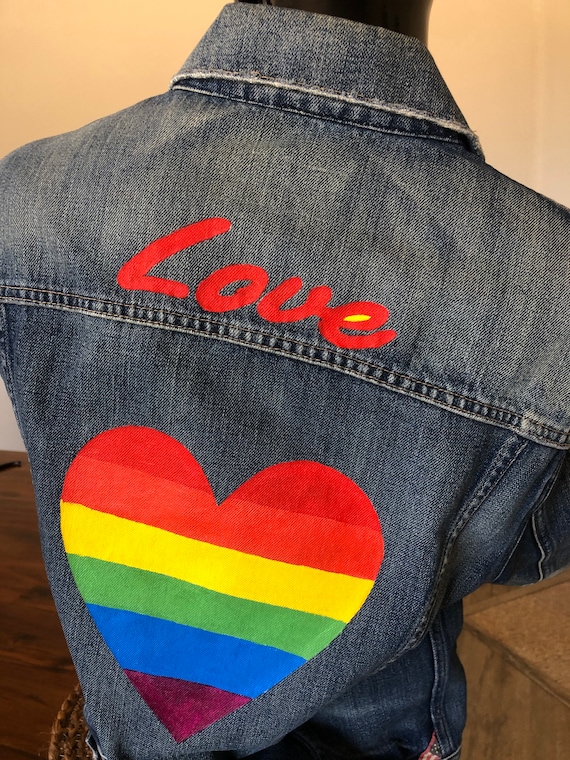 Pride shop jean jacket