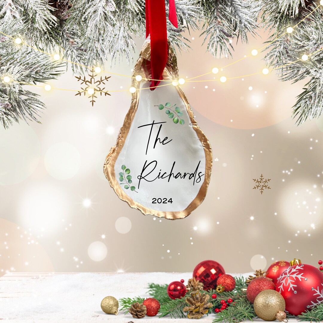 Our First Christmas Ornaments, Christmas Gift, Engaged Ornaments