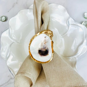 Oyster Shell Napkin Rings - Made on Maidstone