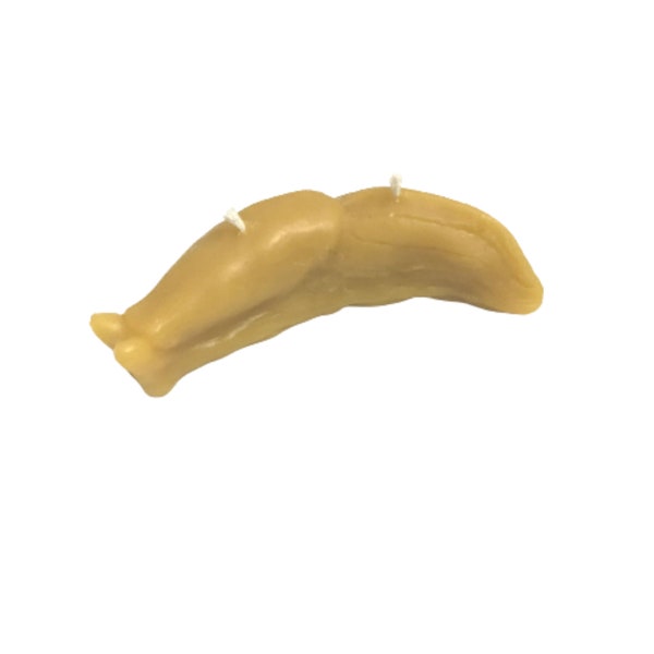 Banana Slug Beeswax Candle