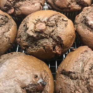 6 Chocolate Chip Muffins Fresh-Baked & Homemade