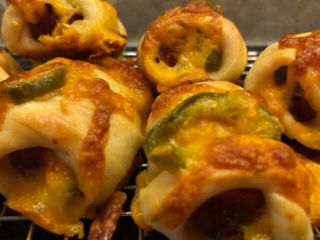 24 Kolaches w Sausage, Jalapeno, & Cheddar Cheese Fresh-Baked and…