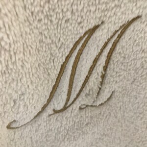 1 Personalized Embroidered Bath Towel