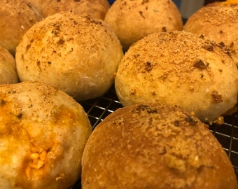 6 Pepperoni Pizza Rolls Homemade and Fresh-Baked