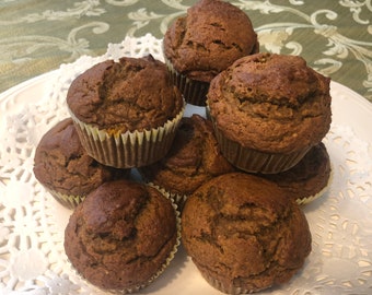 6 Pumpkin Muffins Fresh-Baked and Homemade