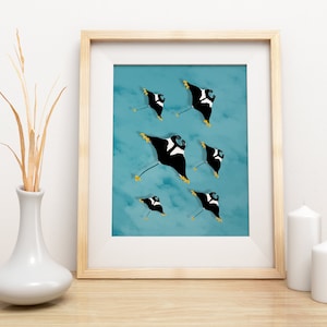 Ozeanischer Mantarochen Fine Art Print