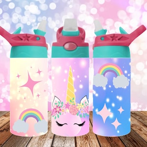 Kinder Einhorn Sublimation Tumbler Design