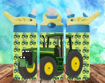 Kids Tractor Tumbler Wrap Design