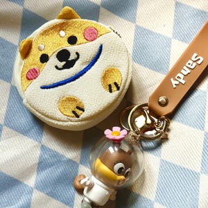 SUPER CUTE shiba dog bag | pouch | coin bag - kawaii cartoon