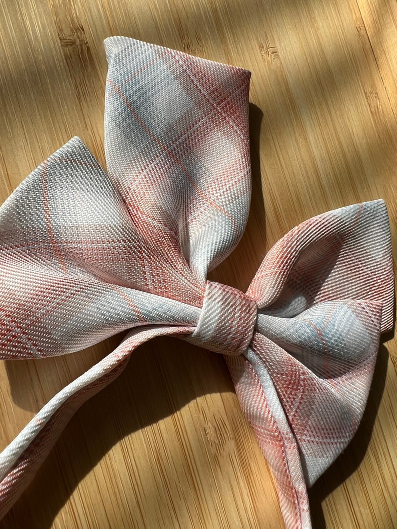 Kawaii Japanese Bow Tie / Plaid Bowtie / Japanese Student Etsy
