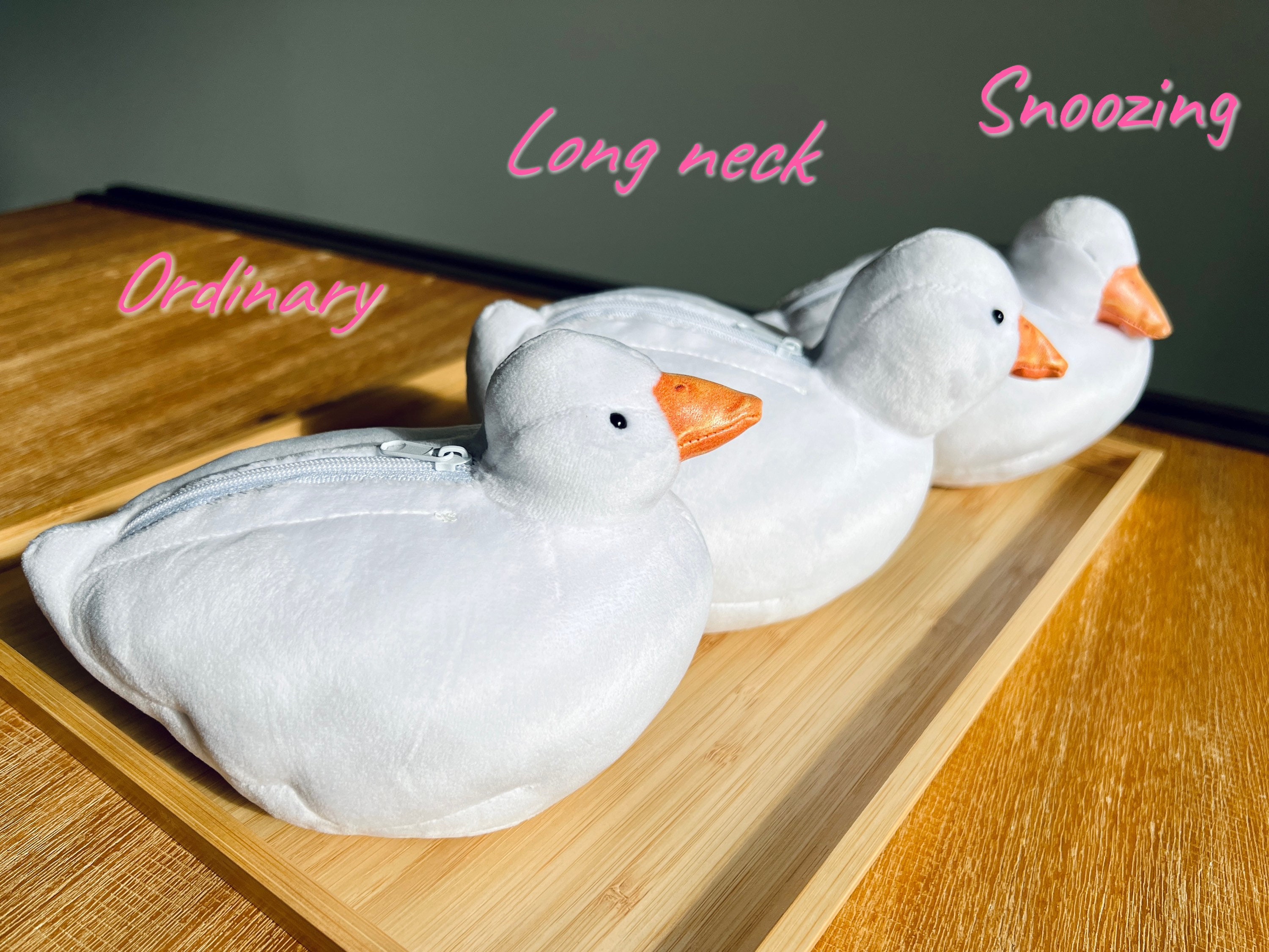 1PC Plush Duck Coin Purse Animal Makeup Bag Zipper Large Capacity Storage  Bag Girls Jewelry Packing Bag Card Holder Wallets
