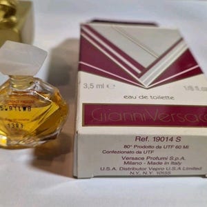 GIANNI VERSACE - Damska woda toaletowa Versace 3,5 ml Miniaturowa, rzadka zdjęcie 4