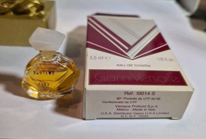 GIANNI VERSACE - Damska woda toaletowa Versace 3,5 ml Miniaturowa, rzadka zdjęcie 4