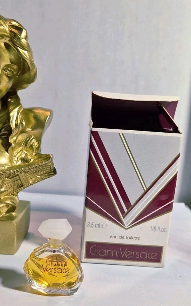 GIANNI VERSACE - Damska woda toaletowa Versace 3,5 ml Miniaturowa, rzadka zdjęcie 3