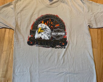 Harley Davidson (T-shirt XL) Mens ‘ Strugis  Black Hills Rally 2004 ‘