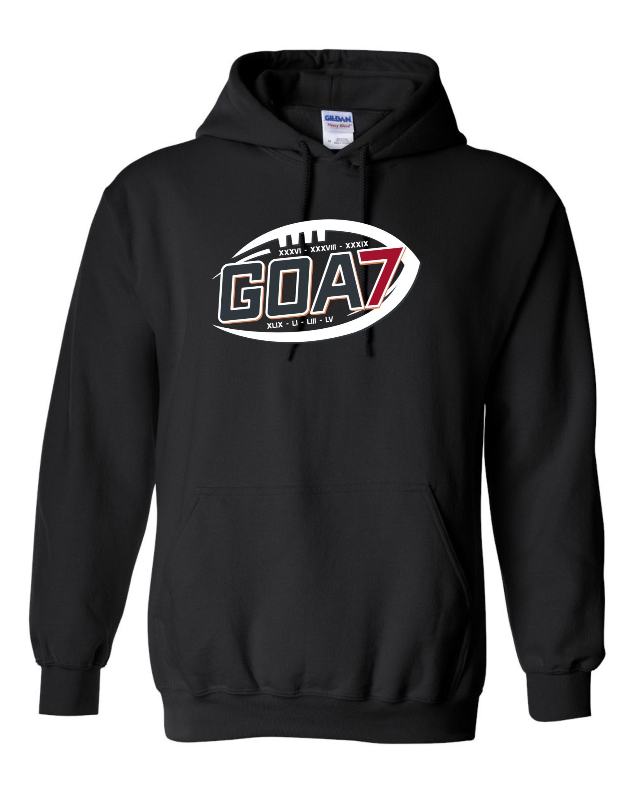 Tom Brady TB12 Goat 7 Superbowls Custom Pullover Hoodie Brand - Etsy