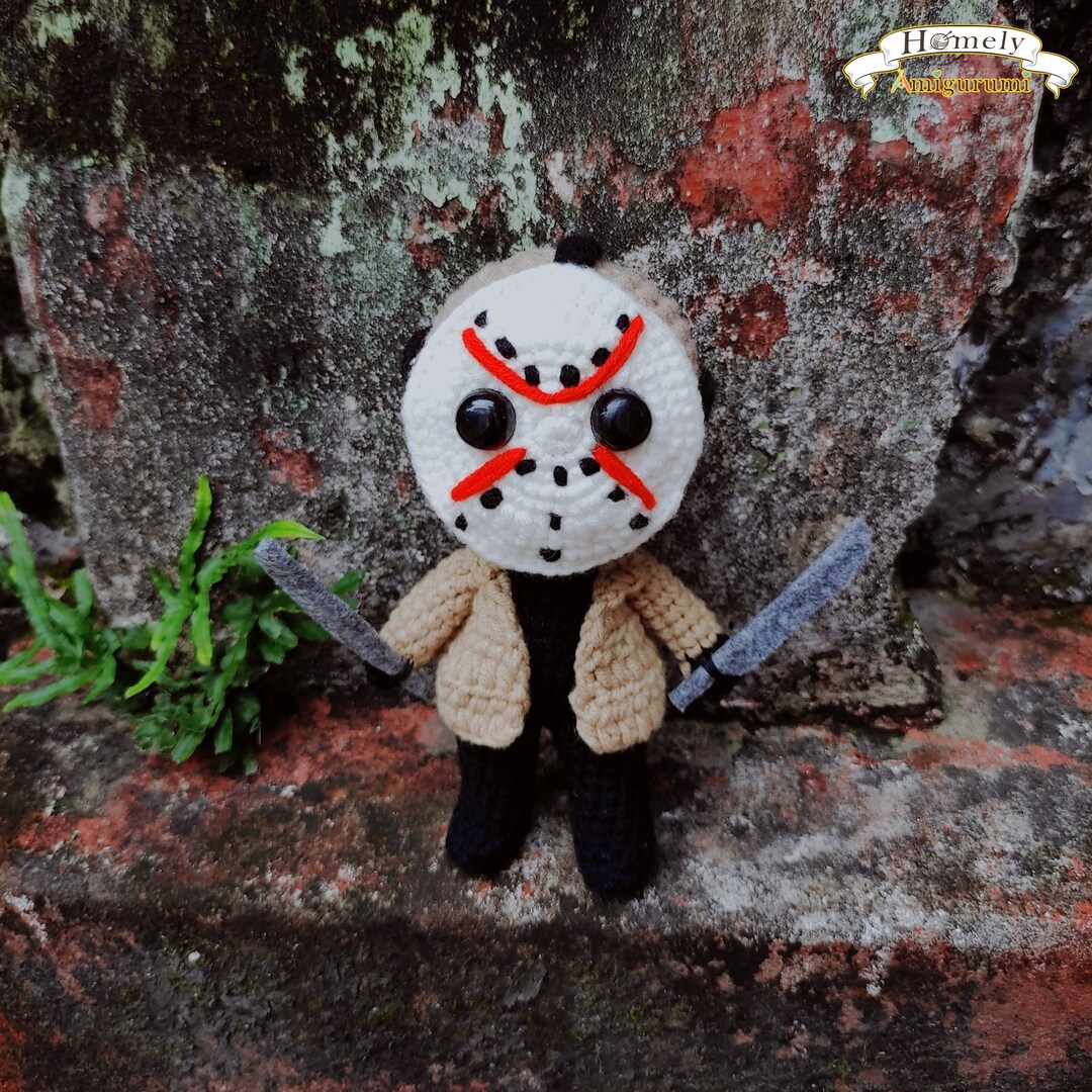 Jason Voorhees Plushies Doll Amigurumi Chibi Style Jason Etsy