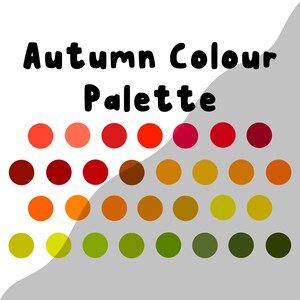 Autumn Colour Palette for Procreate | Autumn leaves, Fall colour palette, Fall leaves, Procreate colour swatches, Nature colours, Pumpkins