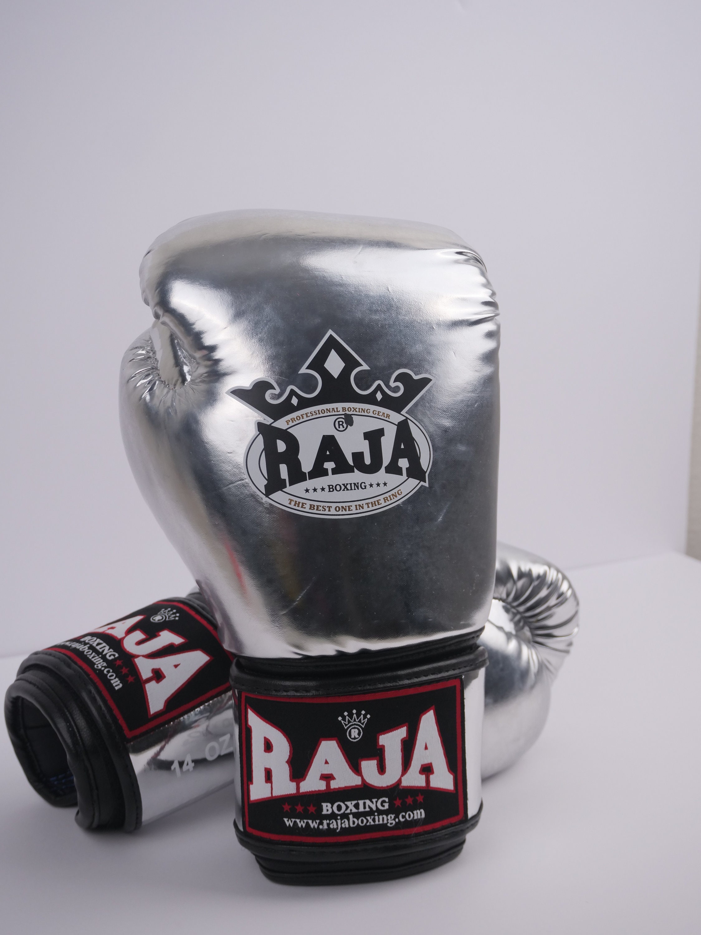 Raja Boxing Gants de boxe Muay ThaiTattoo Silver, tarifs abordables en  direct de Thailande
