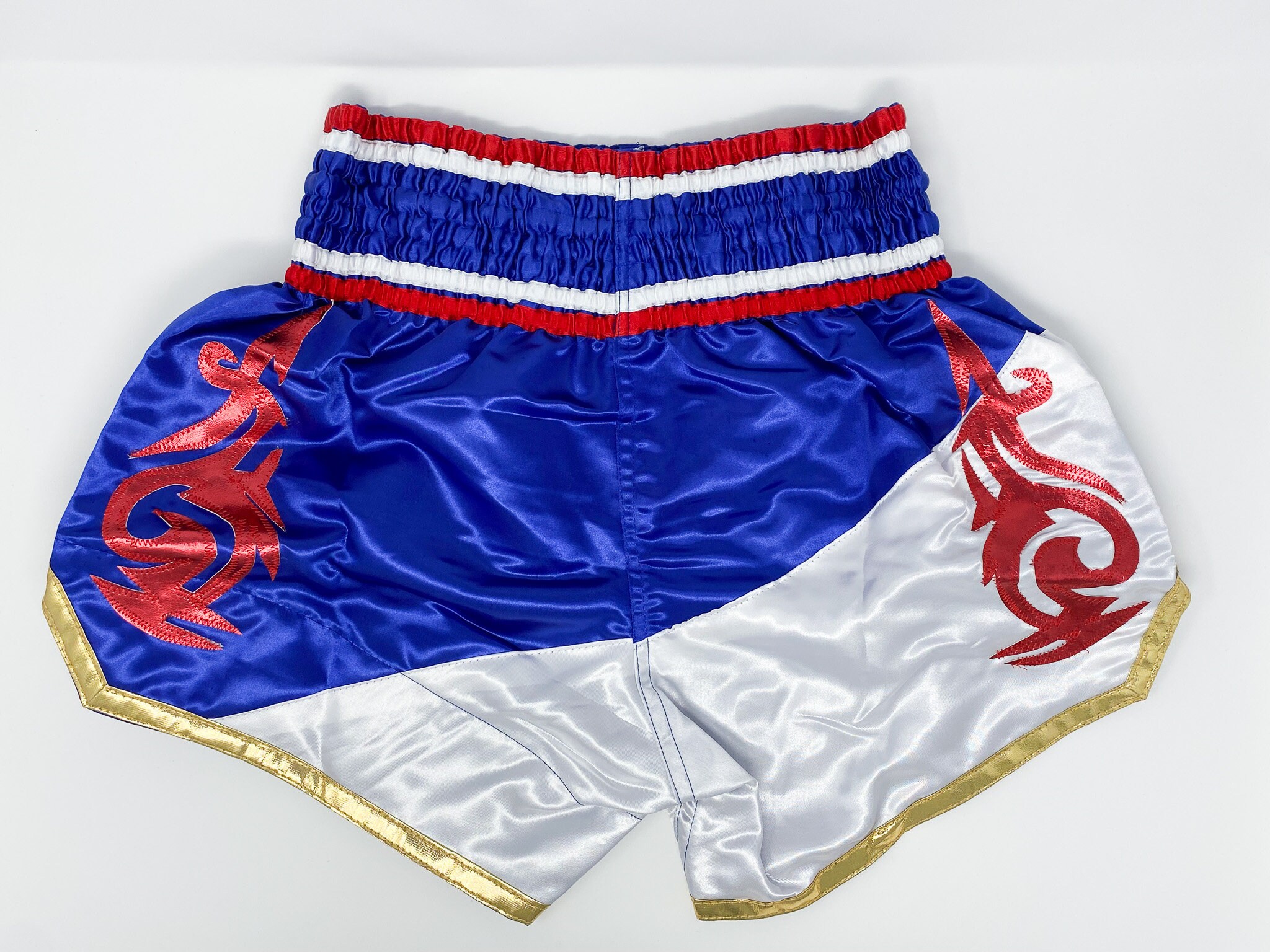 Tattersall Pastel Orange Print Pattern Muay Thai Boxing Shorts main image 0