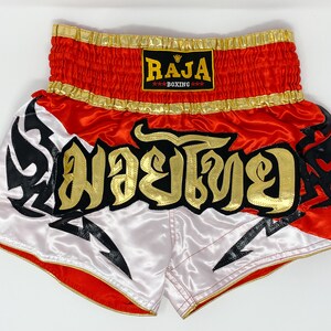 Multicolor Rose Floral Abstract Tribal Aztec Muay Thai Boxing Shorts main image 1