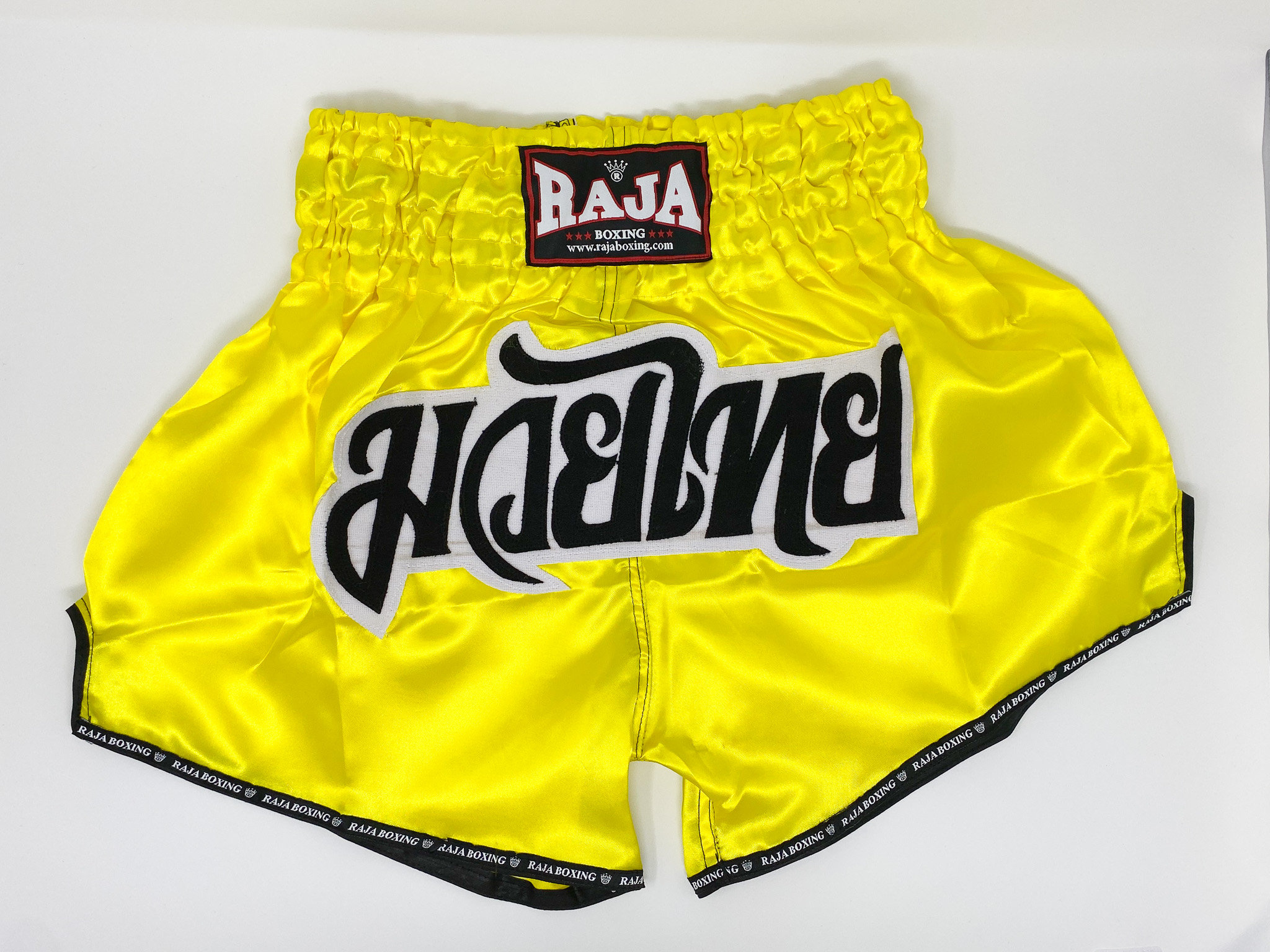 Mardi Gras Purple Green And Yellow Print Pattern Muay Thai Boxing Shorts