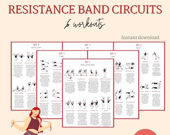 Entrenamiento con banda de resistencia: Entrenamiento de fuerza en el gimnasio en casa (Descarga digital)