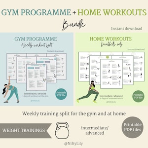 Home strength workout plan sales