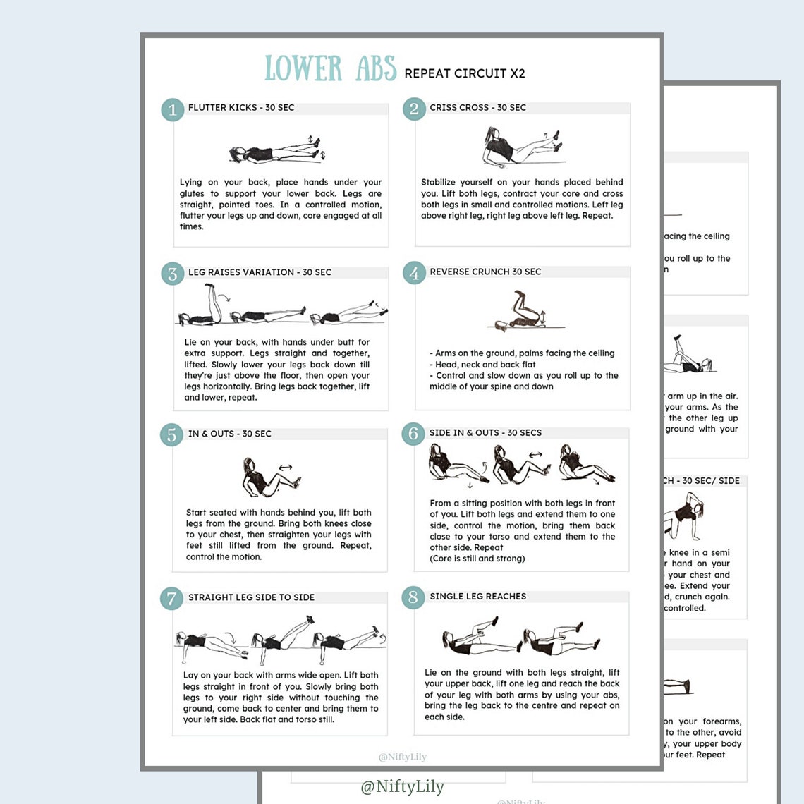 Ab Workouts Abs Circuits No Equipment Home Workout Apartment Friendly ...