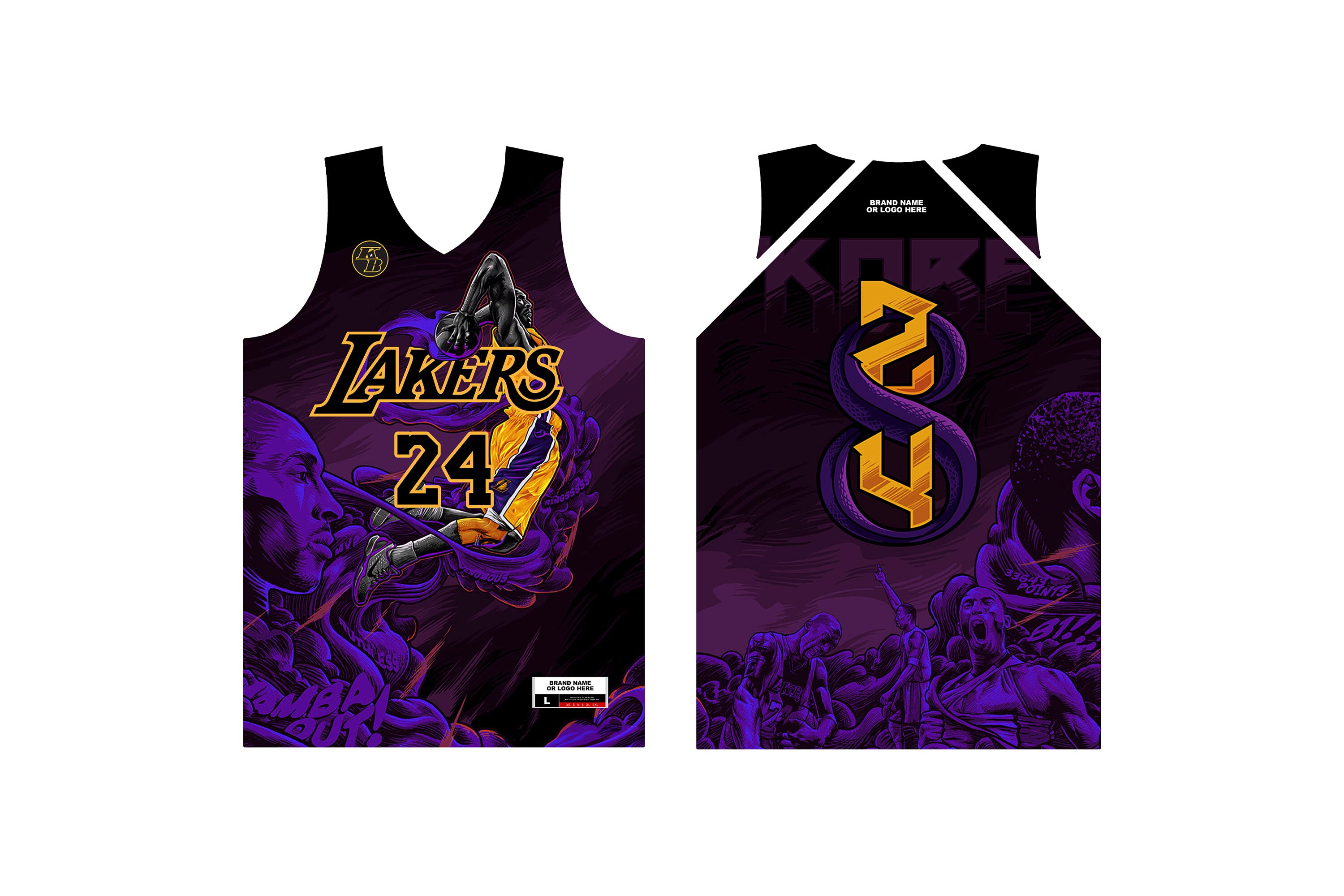 NBA Digital File Basketball Jersey Design Purple Full Sublimation