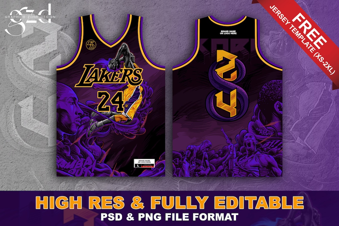 lakers jersey design