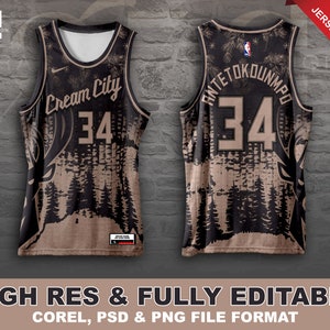 NBA - Full Sublimation Basketball Jersey Design - Get Layout