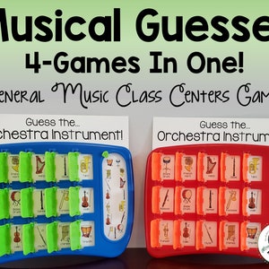 Musical Guesses Game Bundle for Elementary Music Class