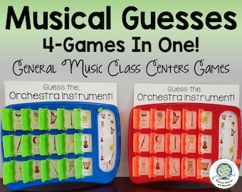 Musical Guesses Game Bundle for Elementary Music Class