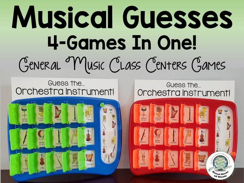 Musical Guesses Game Bundle for Elementary Music Class image 1