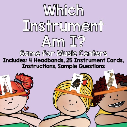 Which Instrument Am I Guessing Game for Music Class Centers Etsy