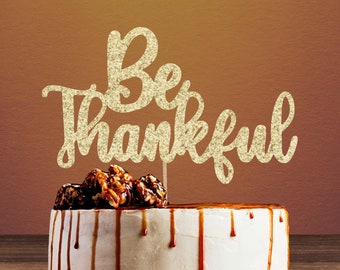 Gyufise 24 Stück „Give Thanks“ Cupcake-Topper – Gold Glitter, Herbst-Motiv, Für Thanksgiving & Friendsgiving