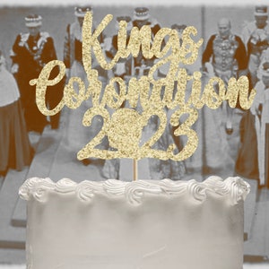 Coronation 2023 Cake Topper, Coronation Centrepiece, Coronation Cake Topper, King Charles III, Coronation Party, Street Party Colour Options