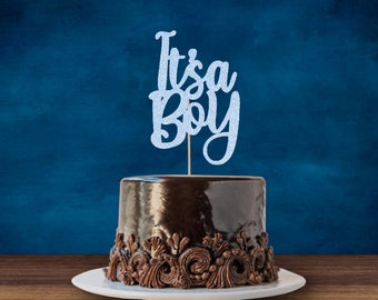 Its a Boy cake topper, Baby topper, Baby Shower, Cake Decoration, Cake Topper, Celebration, Colour Options