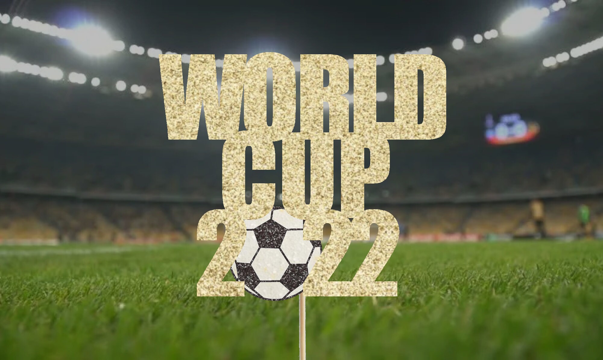 World Cup 2022 Small Football Cake Topper Qatar 2022 Qatar - Etsy Singapore