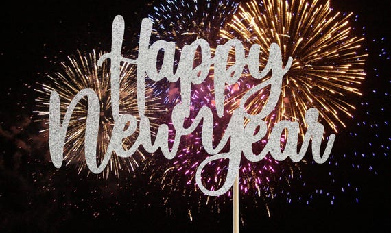 HOWAF 20pz Decorazioni Capodanno 2026 Cake Topper, Happy New Year Decorazioni Tavola Cupcake topper Torta Buon Anno Nuovo per Gadget Capodanno 2026, Compleanno