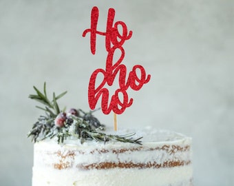 Happy Christmas Cake Topper, Xmas Topper, Merry Christmas cake topper, Merry Xmas topper, Festive Topper, Cake Topper, Colour Options