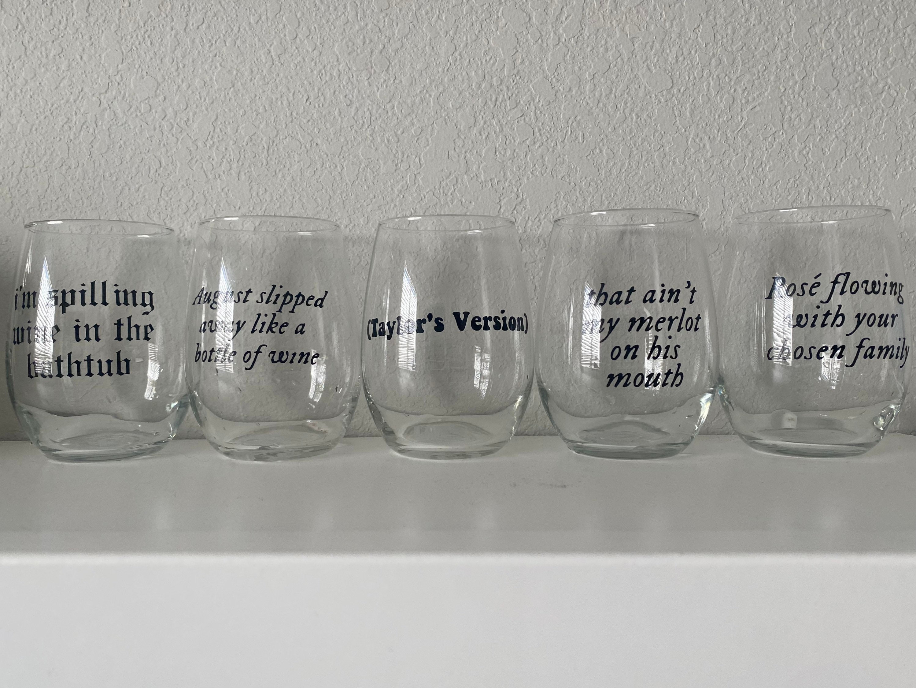 Taylor Swift Drinking Glasses