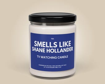 Smells Like Shane Hollander | Heated Rivalry Hockey Romance Candle | Scented Soy 9oz, Book & TV Show Inspired | Gifts for Readers
