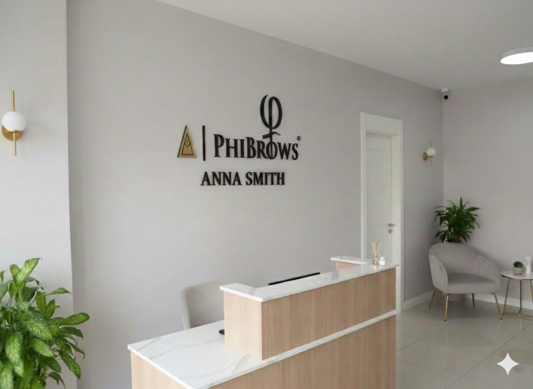 Custom Acrylic Logo Sign – Personalized Business Sign | Indoor and ...