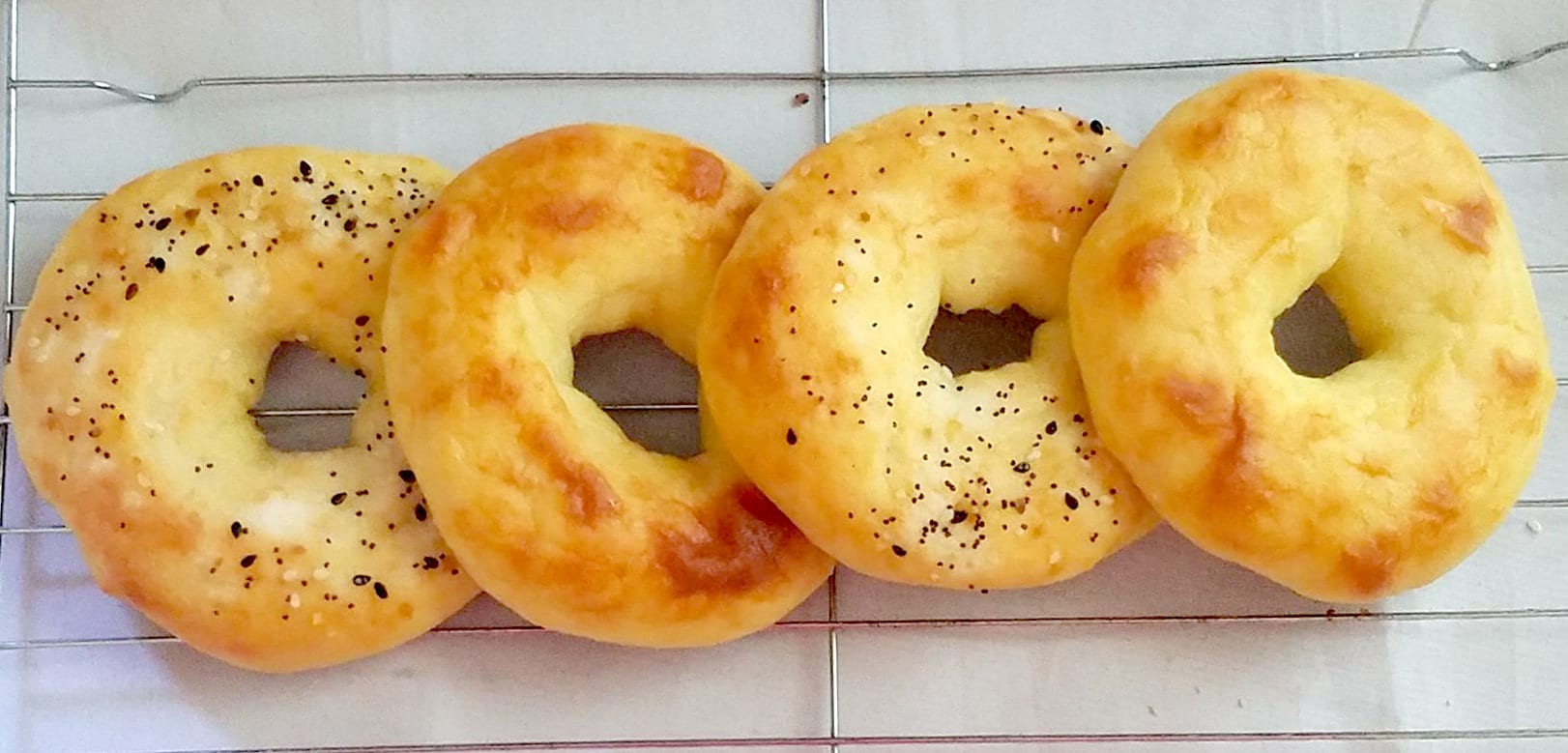 Low Carb, Sugar Free Bagels, Diabetic, Grain Free, 4g of Carbs per